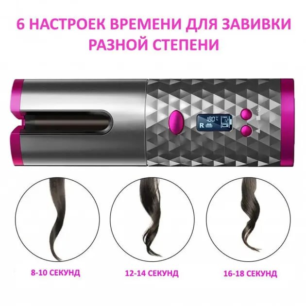 Бездротовий стайлер для завивки волосся переваги
