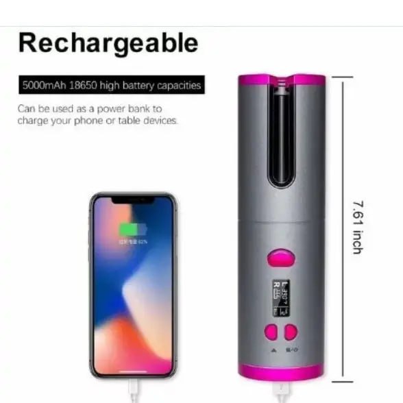 Бездротовий стайлер для завивки волосся переваги